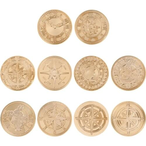 1PC Retro Letter Sealing Wax Replace Copper Head Vintage Envelope Hobby Tools DIY Wax Sealing Decoerative Stamp Crafts