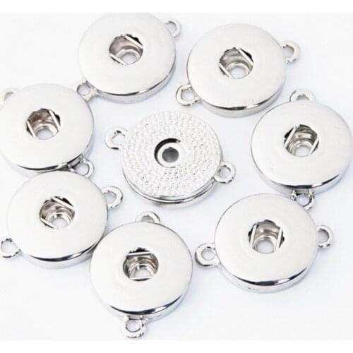 10pcs/lot Interchangeable DIY Jewelry 18mm/12mm Xinnver Snap Jewelry Metal Snap Button Bracelets Necklace