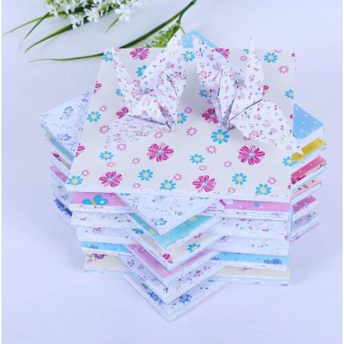 72pcs Floral Pattern Mixed Origami DIY Scrapbook Craft Art Background Paper Card Making Handmade Materials Kid Gift 15x15cm