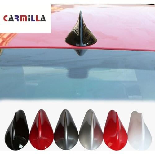 Carmilla Car Shark Fin Roof Antenna Auto Radio Signal Aerials Antennas Cover for Honda Fit 2007 - 2014 Accessories