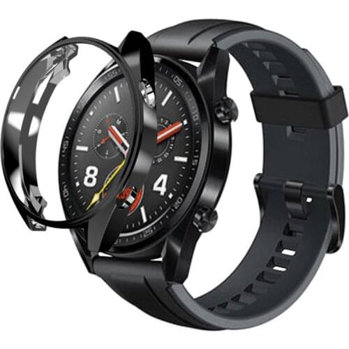 TPU Watch Case For Huawei Watch GT Protective Cover Full Screen Protector Shell For Huawei GT Cases Edge Frame Anti-Scratch