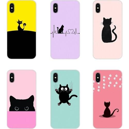 Cute cat Cartoon For Xiaomi Mi4 Mi5 Mi5S Mi6 Mi A1 A2 A3 5X 6X 8 CC 9 T Lite SE Pro Accessories Phone Cases Covers