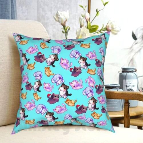 Aphmau Cats Pillow Case Printed Home Soft DIY Pillow cover Aphmau Kids Aphmau Cats Pattern Aphmau Cute Cat Cute Sitting Cat