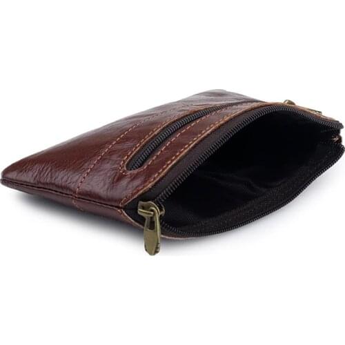 COMFORSKIN New Arrivals Genuine Leather Men Coin Purse Mini Wallet With Key Holder High Quality Cowhide Coin Pocket Hot Sales