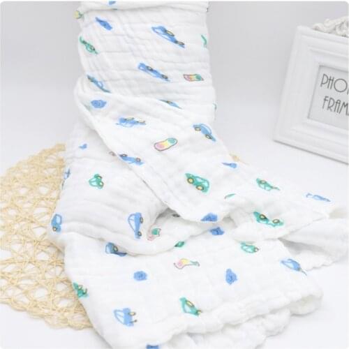 Newborn Baby 6-layer Gauze Bath Towel Baby Four Seasons Blanket Baby Bath Towel Six-layer High-density Gauze Wrap Towel