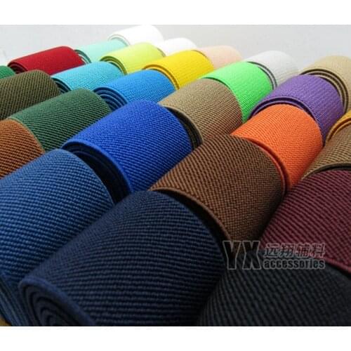 Elastic band 38mm width thickened wide elastic webbing 6meters/lot stretchy elastic waistband belt diy clothing accessories