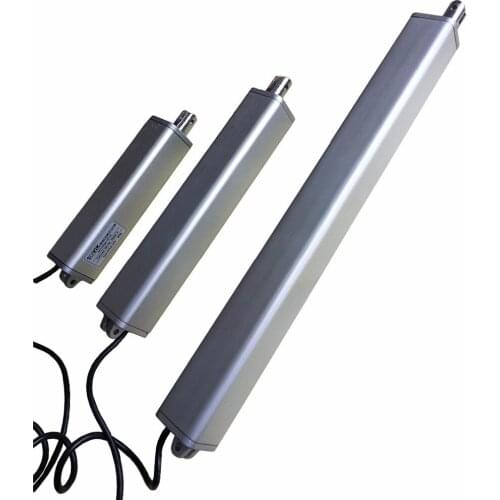 9 inch 230mm Stroke Electric Linear Actuator 12V 24V DC Motor 200N Max Lift Fast Speed 45mm per sec Includes Mounting Brackets