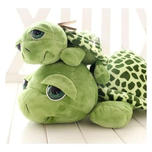 Cat big eyes turtle parent-child turtle plush toy large doll gift tortoise soft toy and doll for child free shipping