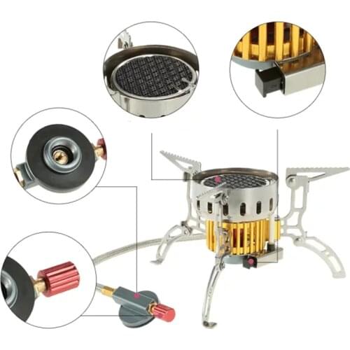 Infrared ceramic camping stove 3500W gas stove gas torch fogareiro para camping cocinilla camping stove Fuel saving 30