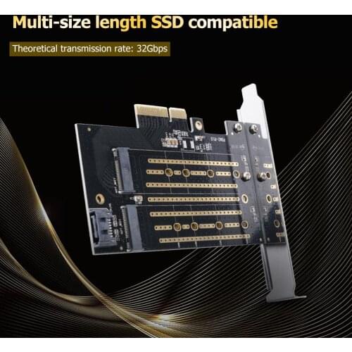 ORICO PDM2 PCI-E Express M.2 M B Key to PCI-E 3.0 X4 Computer Convert Card Support Capacity Single Disk 2TB Total 4TB