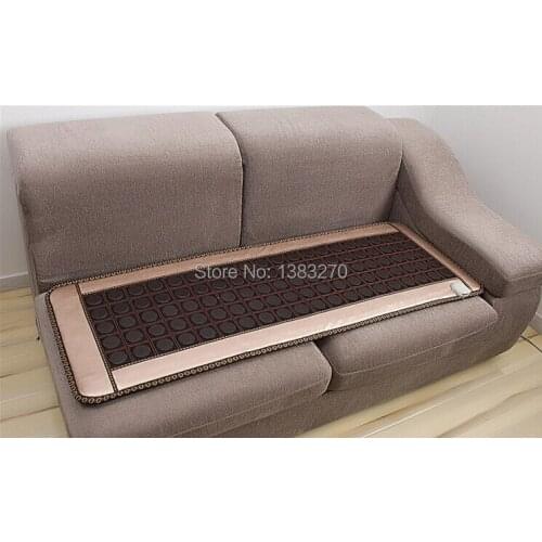 2020 New Arrival Heating Sofa Mattress Cushion Leather Edge Far Infrared Thermal Tourmaline Sofa Mat sleeping eye cover 50*150CM
