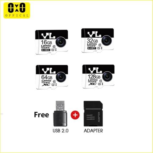 NVNUVU Original YL TF Card 128GB 32GB 64GB 16GB C10 Ultra Speed card Class 10 for Car Dash Cam and Action camera Digtal Camera