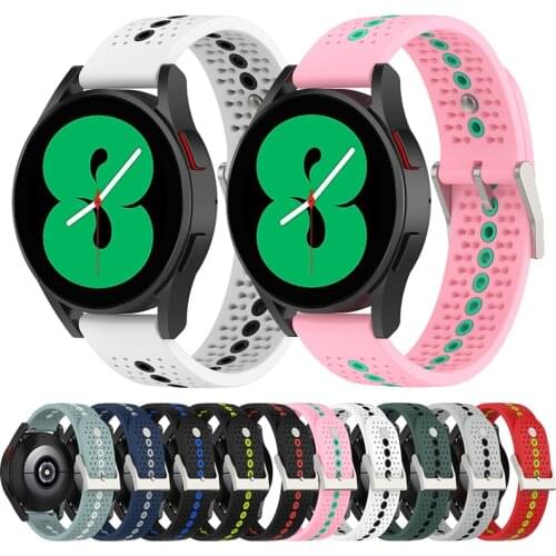 Watch band For Samsung galaxy watch 4 classic 46mm Smart Watch Wristband Bracelet For galaxy watch4 44mm sports Silicone Strap