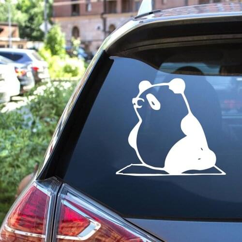 Car-styling panda Car Stickers For Auto Car Motorcycle Body Styling Accessories