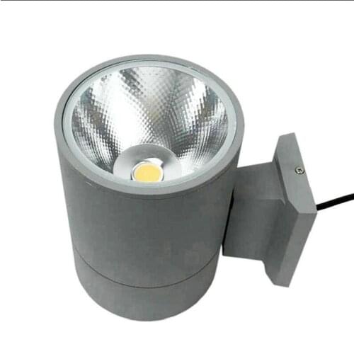 GSKGYXG IP65 Single head 15W Dimmable COB LED Wall Lamps AC85V-265V Aluminum Decorate Wall Sconce bedroom Outdoor LED Wall Light