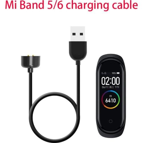For Xiaomi Mi Band 5 6 Miband 5 6 USB Charger Adapter Smart Wristband Bracelet Mi Band 5 Charging Cable Band6 Charger Data Cable