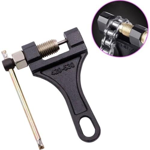 Universal Motorcycle Chain Breaker Splitter Pin Remover Tool 420-530 Link Cutter For Bicycle Motorbike ATV