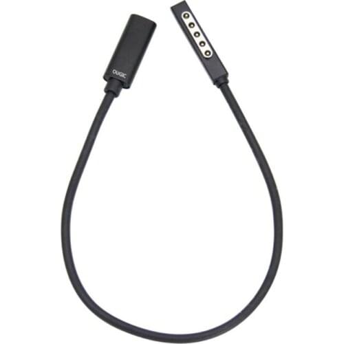 USB C Type C Female Or Male Power Supply Charger Adapter Charging Cable Cord for Microsoft Surface Pro 1/ 2/Surface RT