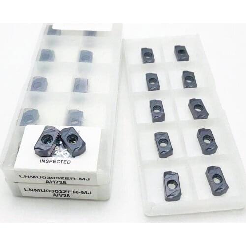 EXNR03 turning high-speed insert LNMU0303ZER MJ AH725 carbide double-sided rapid feed EXNR03R cutting tool insert LNMU 0303