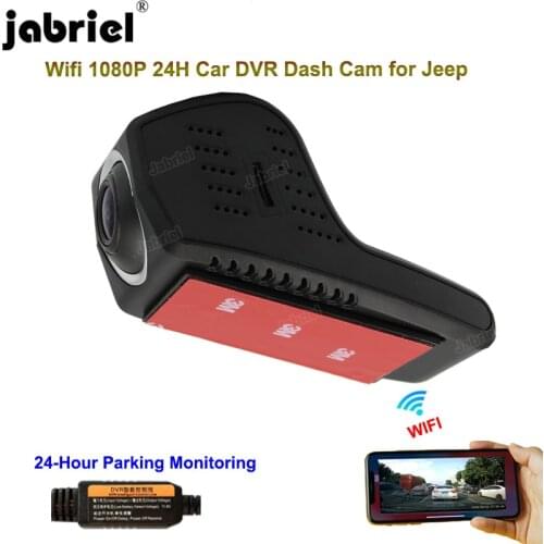 WIFI Dash Cam Car Dvr 1080P 24H Video Recorder EDR For jeep grand cherokee wk2 wj zj compass renegade wrangler jk patriot buluo