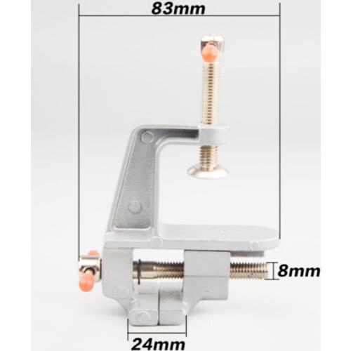1Pcs 3.5" Aluminum Miniature Small Jewelers Hobby Clamp On Table Bench Vise Mini Tool Vice Wholesale
