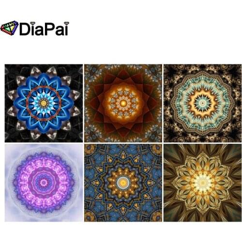 DIAPAI Diamond Painting 5D DIY Full Square/Round Drill "Religious Mandala" 3D Embroidery Cross Stitch 5D Decor Gift