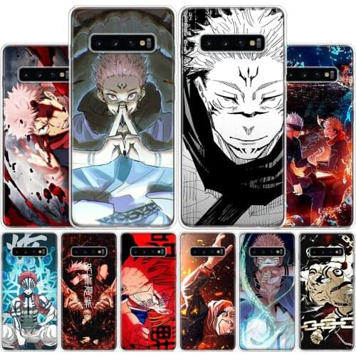 Jujutsu Kaisen Anime Phone Casing For Samsung Galaxy S10 Plus S20 FE S21 Ultra Case Note 10 Lite + 9 8 S9 S8 S7 Edge J4 J6 Cover