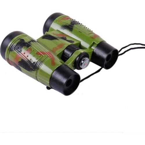 Binoculars HD 6x30 Telescope Folding Fixed Zoom Non-slip Portable Field Glasses Children Christmas Gift 2020
