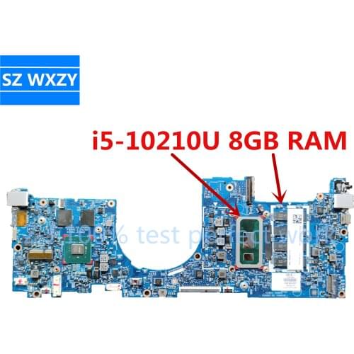 For HP 13-AQ Laptop Motherboard With i5-10210U 8GB RAM L63125-601 L63125-001 TPN-W144 18744-1 448.0G903.0011 100% Tested