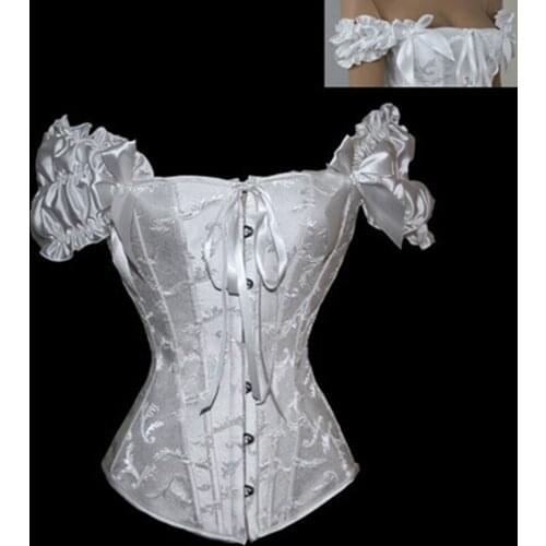 Elegant Corset Underbust Body Shaper Women Body Slimming Chest Harness Chest Compression Vest 2 Colors F0811 with Lace Decor