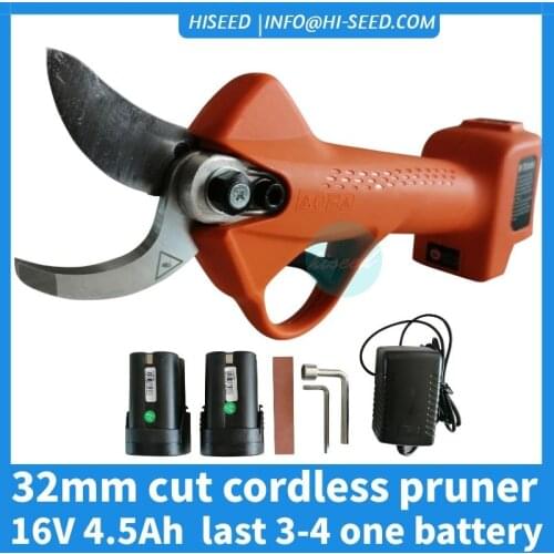 32mm Garden Fruit Tree Wireless Charging Lithium Battery Home Grower Pruning and Labor-Saving Electric Scissors