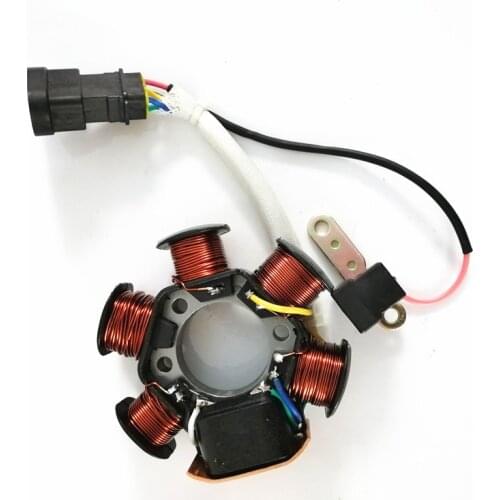 Motorcycle Startor Plate Scooter Coil For PIAGGIO VESPA 50LX PIAGGIO50 50cc 2T Engine Generator Stator Coil winding engine