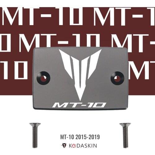 KODASKIN MOTO CNC Aluminum Brake Fluid Reservoir Tank Cap Front Brake Cap for YAMAHA MT 10 MT10 2015-2019