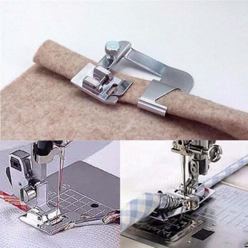 1 / 3pcs Foot Presser Rolled Hem Feet Domestic Sewing Machine 4/8 8/8 6/8 for Low Shank Sewing Machine