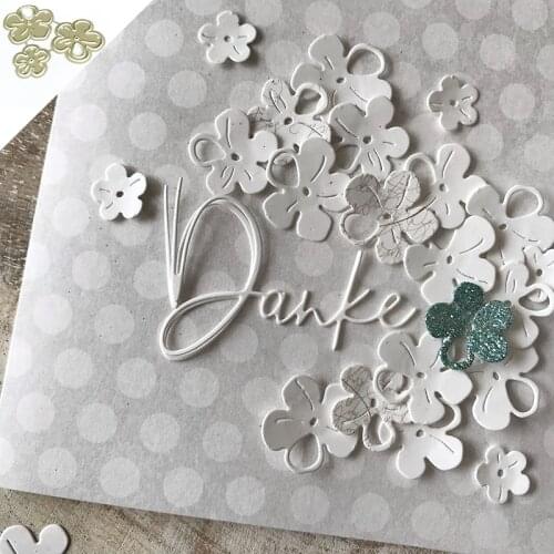 MISS VINTAGE 3PCS Flower Metal Cutting Dies Stencil Scrapbooking DIY Album Stamp Paper Card Embossing Decor Craft