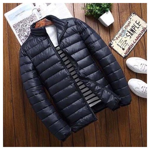 Mens down padded jacket short slim slim ultra-light style coats for men mens clothing