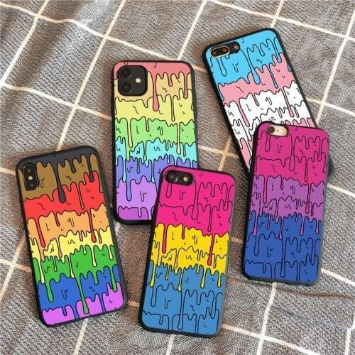 For Samsung Galaxy A20 A21s A31 A52 A50 A51 A10 A32 A71 A70 S8 S9 S10 S20 FE S21 Plus Ultra Pastel LGBTQ Design Soft Back Covers