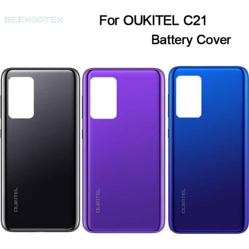 New Original Phone Battery Back Cover Protective Back case Repair Replacement Accessories Parts For Oukitel C21 Cellphone