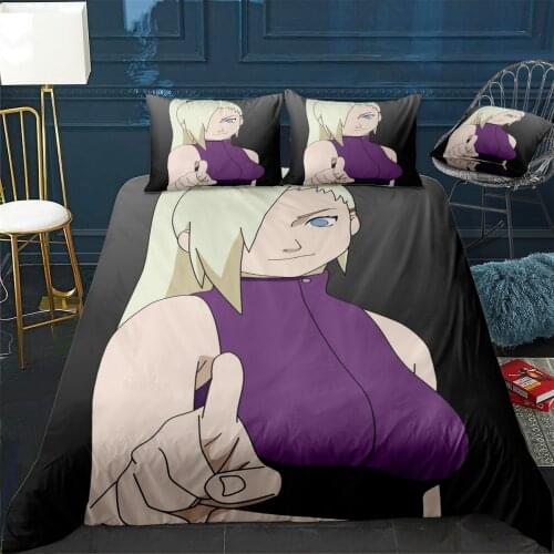 Ino yamanaka Duvet Cover Comfortable Quilt Home Decora Design Universal Bedding Set Bedclothes+Pillowcase 3pcs
