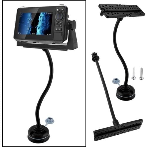 Rotatable Marine electronic fish finder mounting seat navigation fish finder bracket GPS MAP bracket only flat clip