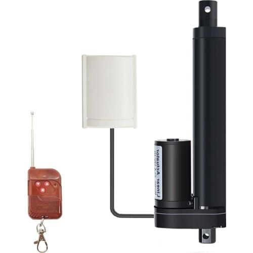 Linear Actuator 12V + RF Remote Control Metal Gear Linear Motor 2inch 4inch 6inch 8inch 10inch Stroke Moving Distance 1500N