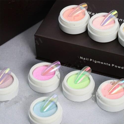 Nail Enhancement Solid Fairy Powder Solid Aurora Powder Solid Naked Color Powder Solid Magic Mirror Powder