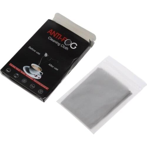 Anti-Fog Cloth Reusable Antifogging Lens Goggles Wipe Defogger Eyeglasses Wipes 50JB