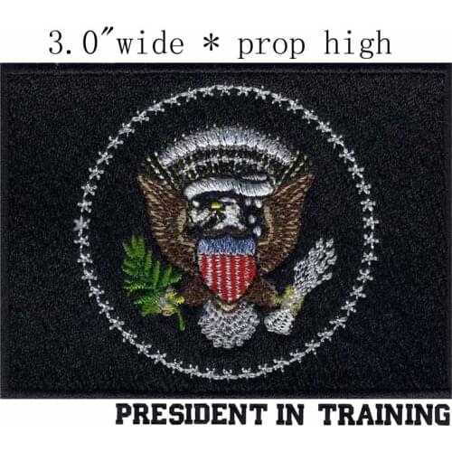 United States Presidential Seal 3" wide embroidery patch for for clothes/ribbon embroidery/jerseys patch