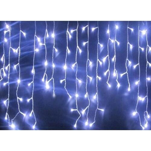 Curtain String Lights LED 4m 100 SMD Strip ice bar lamp CHRISTMAS Holiday Festival Wedding Garlands Free shipping