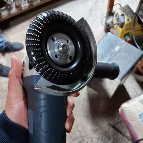 Angle Grinder Grinding Wheel 5/8 inch Arbor Wood Polishing Shaping Wheel with Teeth Engraving Tool Heads Grinding Disc Tools