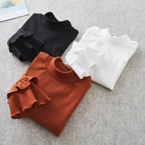 Spring Autumn Children Girl Shirts Blouse Long Sleeve Baby Toddler Cotton Clothes Girls T Shirt Tops Tee Kids T Shirts
