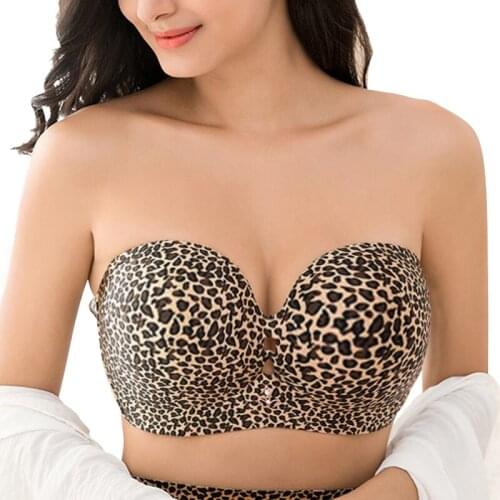 Secret Friend wireless women fashion size d soft black seamless lingerie strapless invisible sexy bralette bra push up