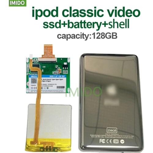 New SSD 128G For Ipod classic 7Gen 7th 160GB Ipod video 5th Replace MK3008GAH MK8010GAH MK1634GAL Ipod HDD hard disk