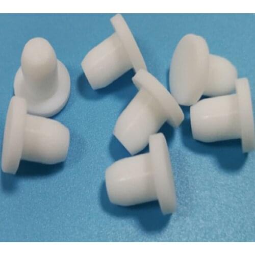 10PCS White Silicone Rubber Seal Hole Plugs 2.7mm-8.5mm Blanking End Cap Inserts Stopper Dustdrop Plug Food Grade